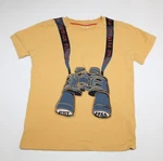 Fat Face Young Crew Neck Boys 8-9 Yellow Binocular T-shirt Top Cotton. Fixed Price $8.75.