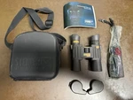 Steiner Merlin 10X26 Binoculars Fast Close Focus Black With Case & Strap. Fixed Price $199.99.