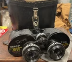 Vintage Tasco Model 118 7X35 578FT 1000YDS Extra Wide Angle Binoculars W/ Case. Fixed Price $25.00.