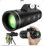 40X60 Monocular Telescope With Smartphone Adapter, For Adults High .... Fixed Price $15.50.