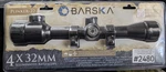 Barska PLINKER-22 4X32MM Illuminated Riflescope Red 30/30 Ir Reticle AC10037. Fixed Price $40.00.