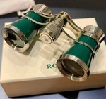 Rolex Green Gold Plated Vintage Theater Opera Binoculars Rare New Japan. Fixed Price $298.00.