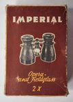 Imperial Binoculars 2X Vintage Opera Fieldglass Box. Fixed Price $20.00.