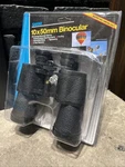 Vintage New Old Stock 10X50 Power Binoculars Sakar Optics 367FT 1000 Yds W/ Case. Fixed Price $15.00.