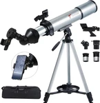 Telescope For Kids & Adults 80MM Refractor With 600MM Focal Lengt.... Fixed Price $137.57.