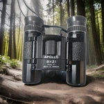 Compact Apollo Binoculars 8X21 Field 367 At 1000YRDS W/case. Fixed Price $10.99.