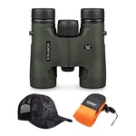 Vortex Diamondback Hd 10X28 Binocular Floating Strap Hat Bundle. Fixed Price $169.00.