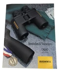 1992 Bushnell Sports Optics Catalog Flyer Binoculars Telescopes Olympics. Fixed Price $16.99.