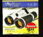 Vivitar 4X30 Magnification Binoculars With Uv Coated Optics Nib. Fixed Price $14.02.