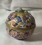 Vintage Herend Open Work Reticulated Floral Trinket Box 6219. Fixed Price $60.00.