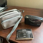 Vivitar EZ200 35MM Point & Shoot Film Camera Black Auto Focus W/ Case. Fixed Price $15.00.