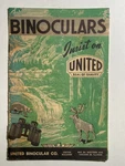 C1950S Binoculars Catalog By United Co. Chicago, Illinois. Fixed Price $8.00.