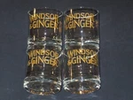 1973 Vtg. New Box Canadian Set Of 4-8 Oz "windsor & Ginger" Glasses. Fixed Price $19.95.