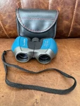 Eddie Bauer Mini Binoculars Blue With Black Case 7X18. Fixed Price $21.48.