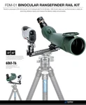 Leofoto FDM-01 Binocular Rangefinder Rail Kit Length: 230MM S. Fixed Price $105.00.