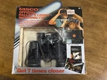 Vintage 1985 Tasco Halley Comet Watching Kit 7X35 Binoculars Box Receipt. Fixed Price $13.49.