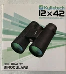 Kylietech 12X42 Binoculars BAK4 Prism Fmc Lens & Bag For Bird Watching, Hiking. Fixed Price $39.95.
