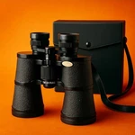 Vintage Sears 7X50 Marine Binoculars Made Japan Quick Focus With Case. Fixed Price $59.99.