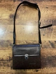 Tasco Brown Leather Case Bag With Shoulder Strap For Binoculars. Fixed Price $13.00.
