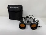 Emerson Uv Coated Binoculars W/ Protective Carrying Pouch Ruby Colored Optics. Fixed Price $15.99.