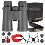 Nikon Prostaff P3 10X42 Binoculars, Waterproof Fogproof Bundle. Fixed Price $140.95.
