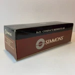 Rare Nos Simmons 8X21 Compact Monocular Model 801147 Black Rubber Field Scope. Fixed Price $19.00.