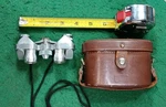 Vtg Mini Field Bushnell Binoculars Triple Tested 6X15 W/ Original Case, F/ Japan. Fixed Price $42.00.