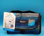New! Packit Freezable Lunch Bag Blue Stripe Reusable Zip Fold Closure. Fixed Price $16.00.