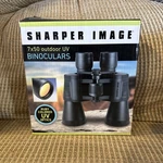 Sharper Image 7X50 Binoculars W/ruby Colored Uv Optics Outdoor New. Fixed Price $29.94.