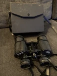 Vintage Hanimex 7 35 Binoculars W/ Case Fully Coated Optics Korea. Fixed Price $30.00.