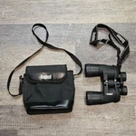 Bushnell Binoculars 12X50MM Wide Angle 13-1250 W/strap/carrying Case. Fixed Price $15.99.