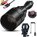 Infrared Flashlight Illuminator With Dual Control Remote Pressure Switch Usb Cha. Fixed Price $77.99.
