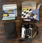 Nikon Nascar Series 10X25 6.5 Compact Binoculars #7365 Complete W/case. Fixed Price $28.50.