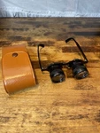 Binolux Telescopic Spectacle 2.8X Binocular Coated Glasses Japan With Case Rare. Fixed Price $67.50.