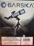 Barska 300 Power 40070 Starwatcher Telescope W/ Accessories New Unused. Fixed Price $75.00.