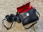 Galaxy Binoculars 35 367 Ft 1000 Yds Leather Strap W/ Bag. Fixed Price $30.00.