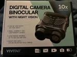 Vivitar Digital Camera Binocular With Night Vision VIVCVIR12-BLK. Fixed Price $69.99.