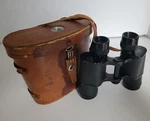 Vintage Lupinus Coated Optics Binoculars 7X35 With Case Compass. Fixed Price $29.95.