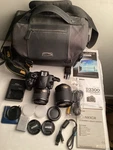 Nikon D3300 Digital Slr Camera W/ 18-55MM & 55-200MM Vr Ii Lenses +extras. Fixed Price $322.00.
