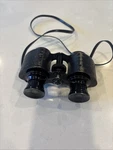 Vintage Airguide 3X 27 Made Usa Binoculars With Strap Box. Fixed Price $17.99.