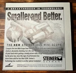 Steiner Germany Binoculars Vintage Print Ad 1990S 8X22 Mini-scope Westmont Nj. Fixed Price $8.97.