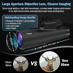 Sogries 15 55 Monocular Telescope Hd High Powered Tripod Phone Adapter - Black. Fixed Price $51.95.