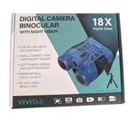 Vivitar Digital Camera Binoculars 18X Zoom With Night Vision Plus Accessory Kit. Fixed Price $89.95.