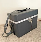 Japan Mamiya Original Black Leather Hard Shell Camera Case Bag W Strap Lock Key. Fixed Price $99.95.