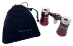 Tasco X 23 Opera Binoculars Burgundy And Gold #89560 Vintage. Fixed Price $29.50.