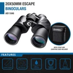Barska AB11046 Zoom 20X 50MM Anti Reflect Binoculars With Neck Strap, Case Bag. Fixed Price $55.99.