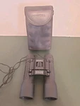 Bushnell Powerview Binoculars, 10 X 32 Compact, Folding, With Case. Fixed Price $17.99.