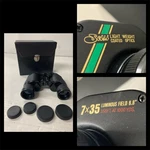 Selsi Luminous 7X35 Binoculars Lightweight Amber Coated Vintage Japan W/ Case. Fixed Price $12.99.