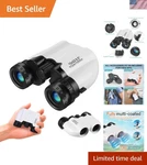 Compact 10X Adult & Kid-friendly Binoculars Perfect For Bird Watching Travel. Fixed Price $20.99.