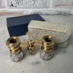 Vintage Scala Theater Binoculars Opera Glasses Mother Of Pearl W/ Box & Case. Fixed Price $49.99.